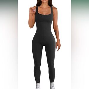 NWT Black Women's Ribbed seamless Jumpsuit Amazon Yioioio